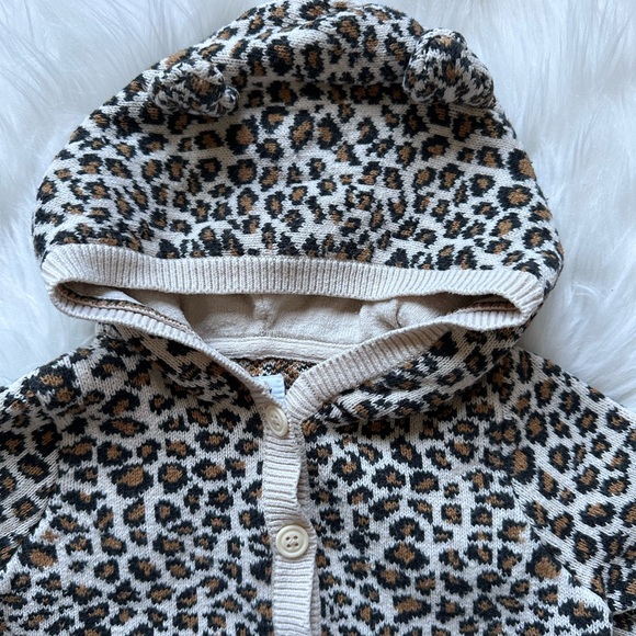 Gap Baby Brannan Leopard Sweater - Size 6-12m - New Sly Stone - Picture 3 of 4